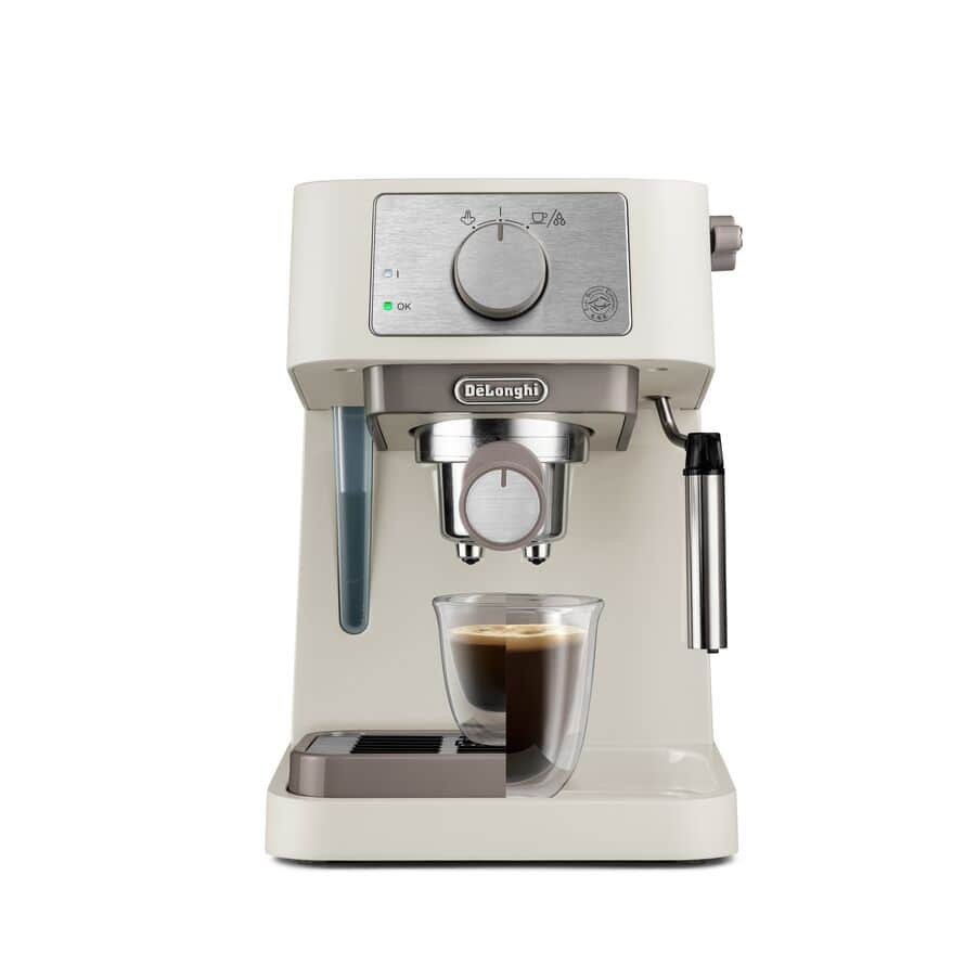 Delonghi EC260.CR Stilosa Traditional Barista Pump Manual Espresso Coffee Machine Cream – image 2 of 4