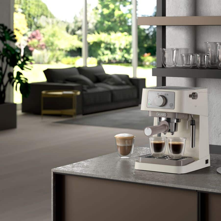 Delonghi EC260.CR Stilosa Traditional Barista Pump Manual Espresso Coffee Machine Cream – image 4 of 4