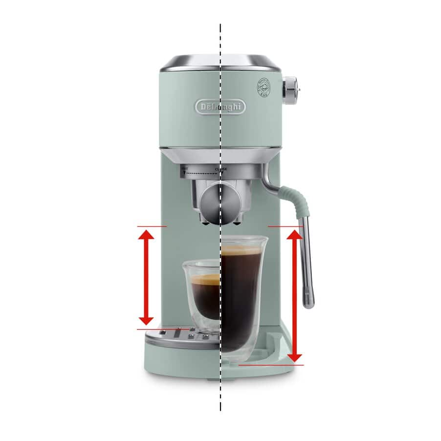 Delonghi EC890.GR Dedica Duo with Advanced Milk Steam Wand Manual Espresso Machine Green – image 3 of 8