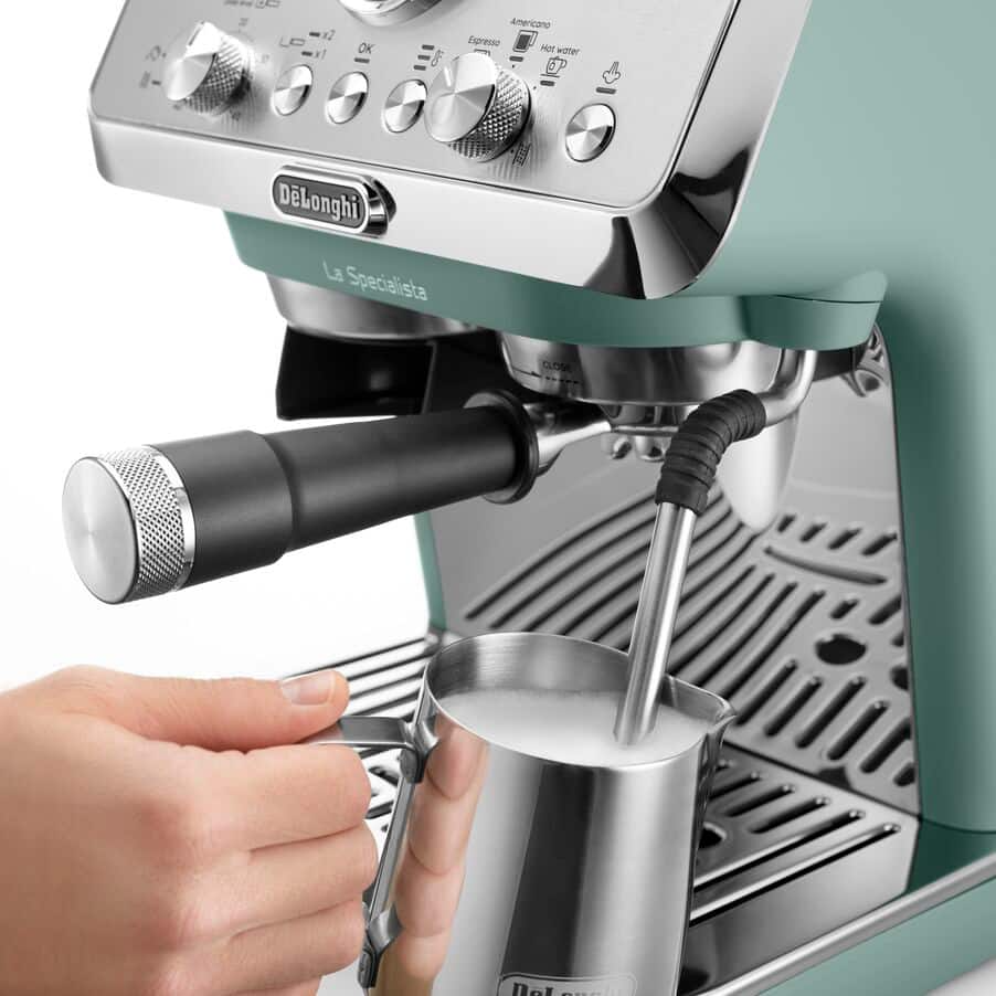 Delonghi EC9155.GR La Specialista Arte Compact Manual Bean to Cup Coffee Machine Green – image 3 of 6