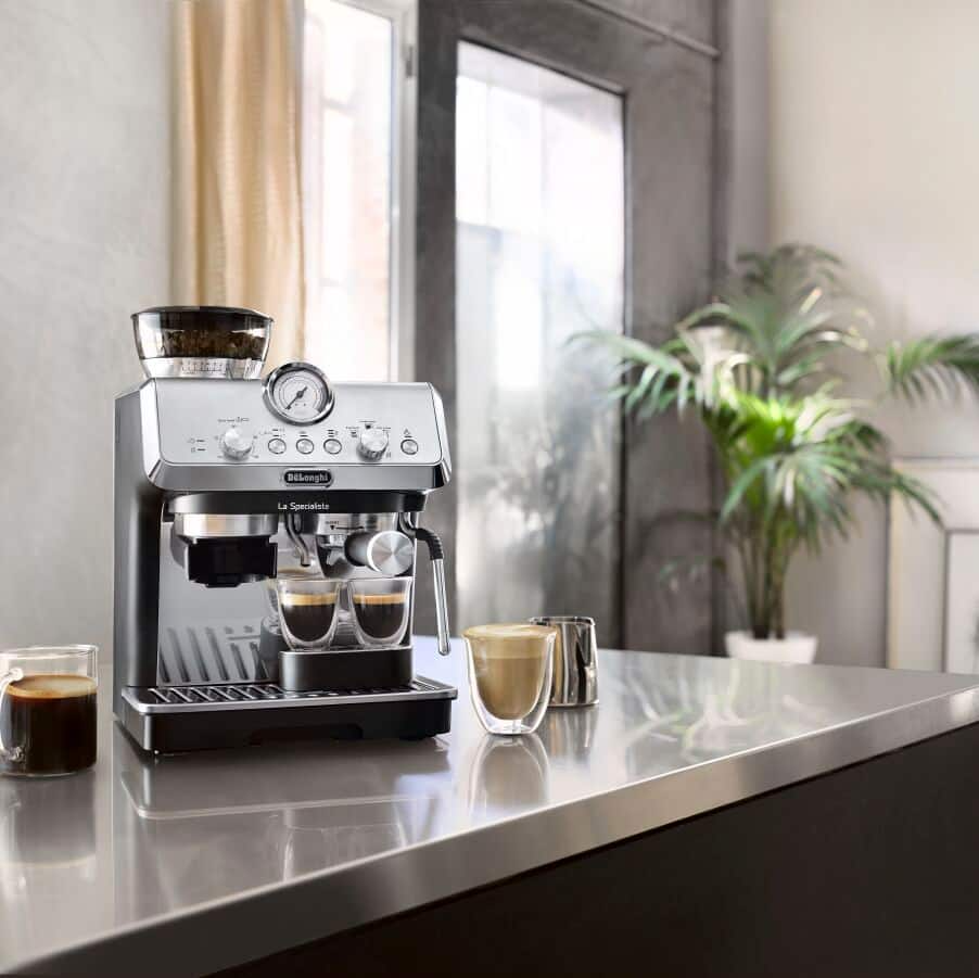 Delonghi EC9155.MB La Specialista Arte Compact Manual Bean to Cup Espresso Coffee Machine Black – image 6 of 7