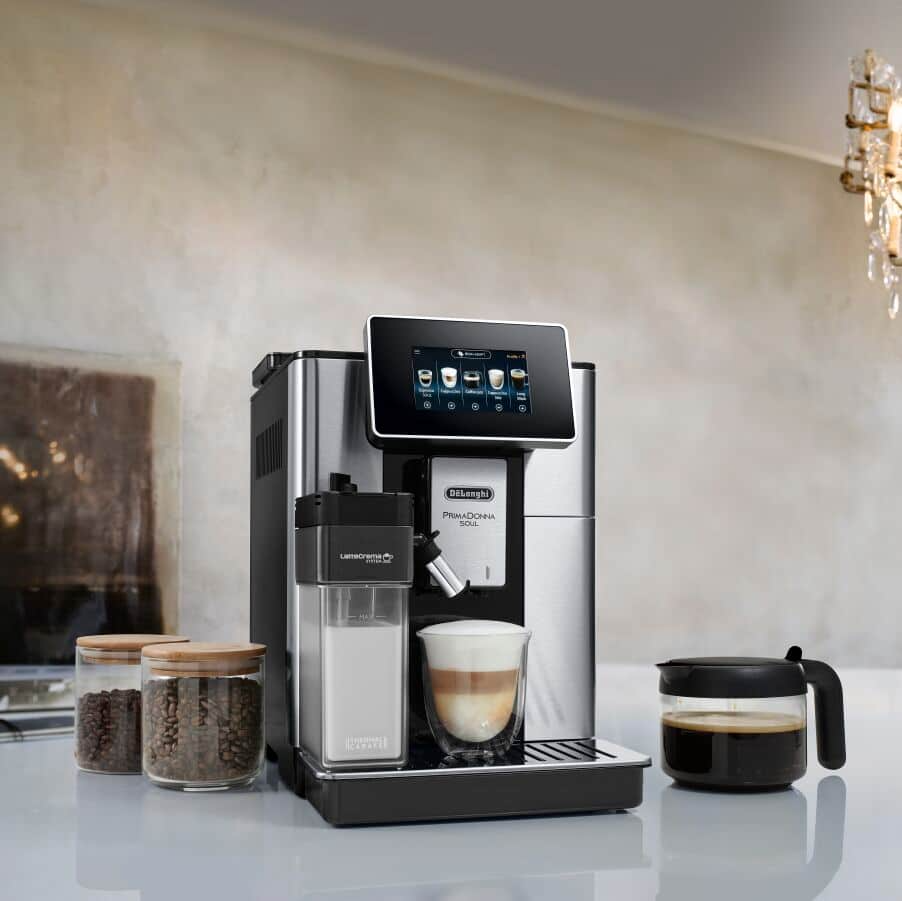 DeLonghi ECAM610.75.M Primadonna Soul Fully Automatic Bean to Cup Coffee Machine Metal Black – image 6 of 6