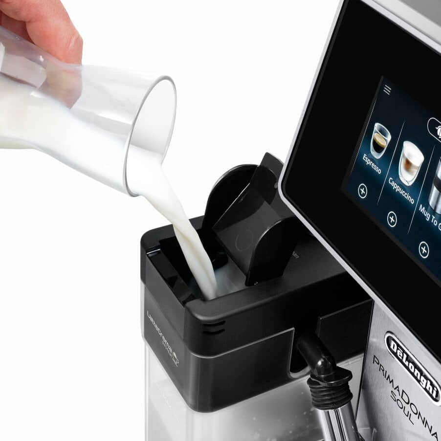 DeLonghi ECAM610.75.M Primadonna Soul Fully Automatic Bean to Cup Coffee Machine Metal Black – image 4 of 6