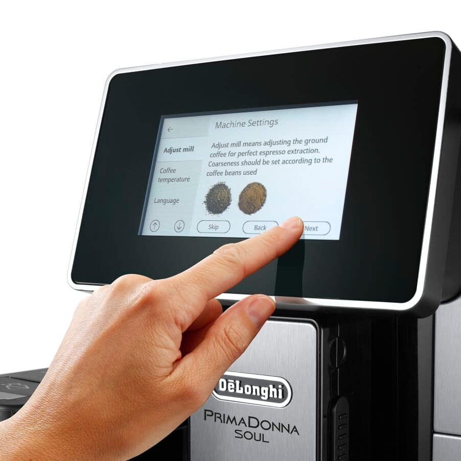 DeLonghi ECAM610.75.M Primadonna Soul Fully Automatic Bean to Cup Coffee Machine Metal Black – image 3 of 6