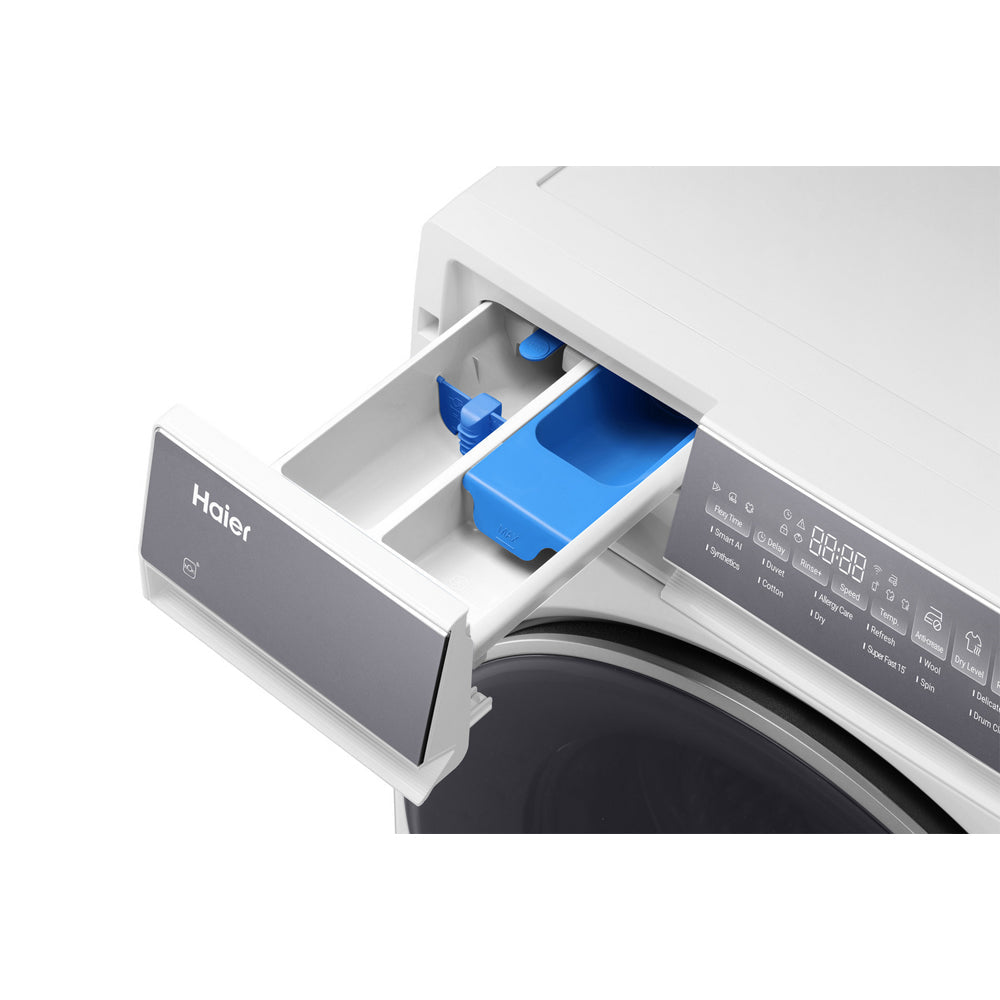 Haier HWD80BP14367TU 8+5kg 1400 Spin Freestanding Washer Dryer White - A Rated – image 9 of 19
