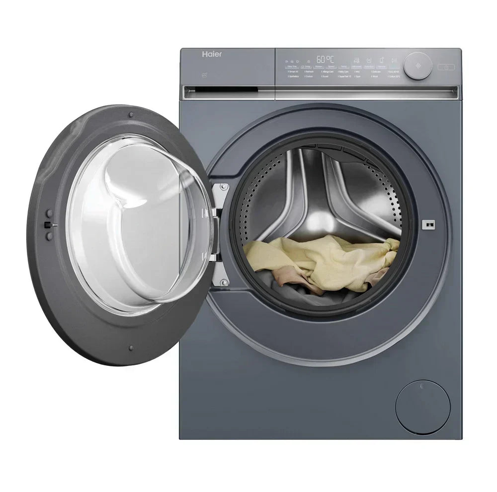 Haier X7 HW100-B14367GUUK 10kg 1400 Spin WiFi Connected Washing Machine Graphite - A Rated – image 2 of 10