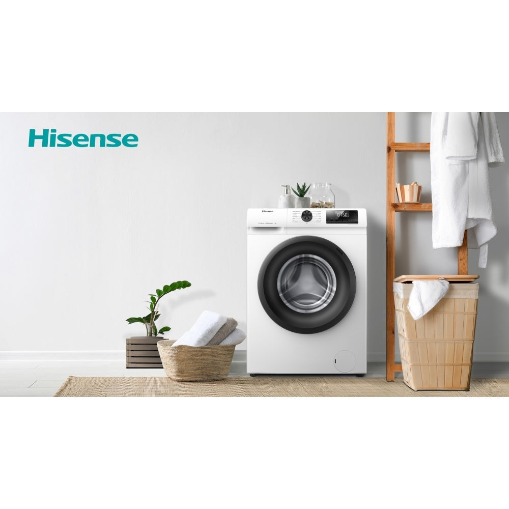 Hisense WFQP7012EVM 7kg 1200 Spin Freestanding Front Load Washing Machine White – image 6 of 9