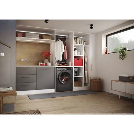 Hoover H3WPS496TMRR6 9kg 1400 Spin Washing Machine Graphite – image 5 of 10