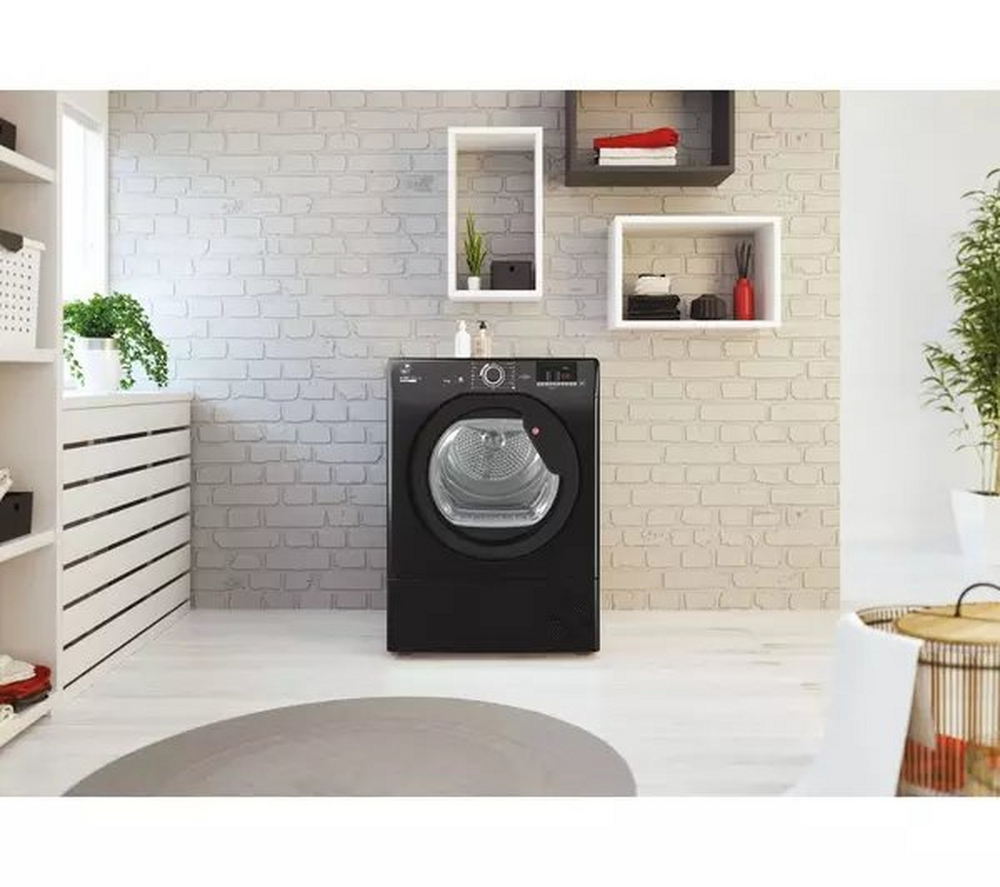 Hoover HLE C9DGB H-Dry 300 Lite 9kg Freestanding Condenser Tumble Dryer Black – image 6 of 6