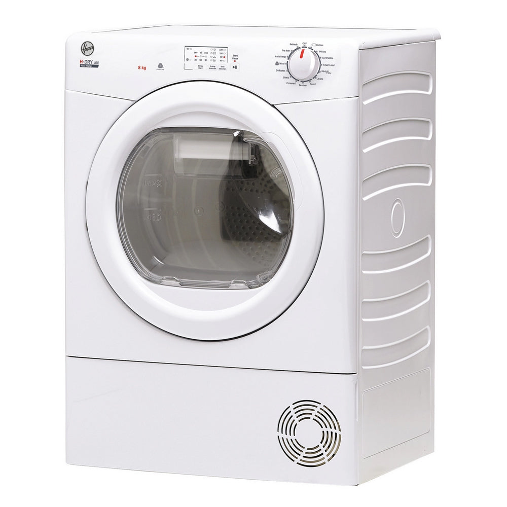 Hoover HLE H8A1LE-80 H-Dry 300 8kg Heat Pump Tumble Dryer White - A+ Rated – image 2 of 7