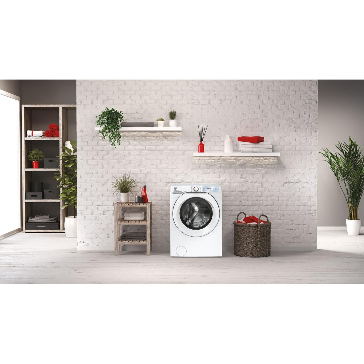 Hoover HWB 410AMC 1-80 10kg 1400 Spin Front Load Washing Machine White - A Rated – image 4 of 5