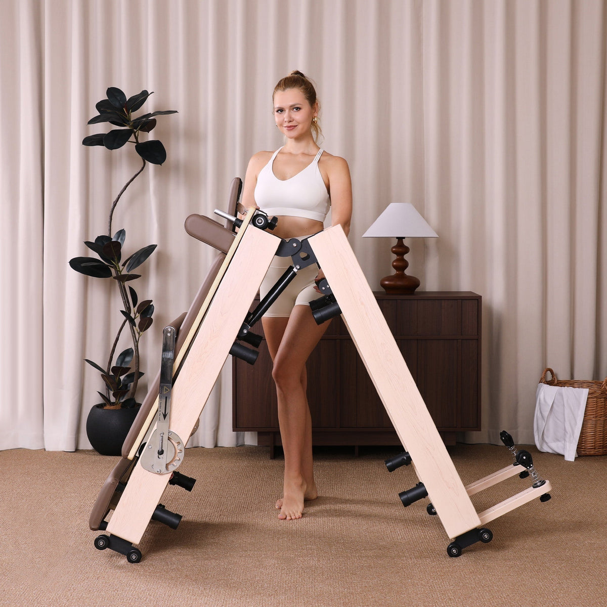 Reformora Maple Foldable Pilates Reformer – Studio-Level Foldable Reformer