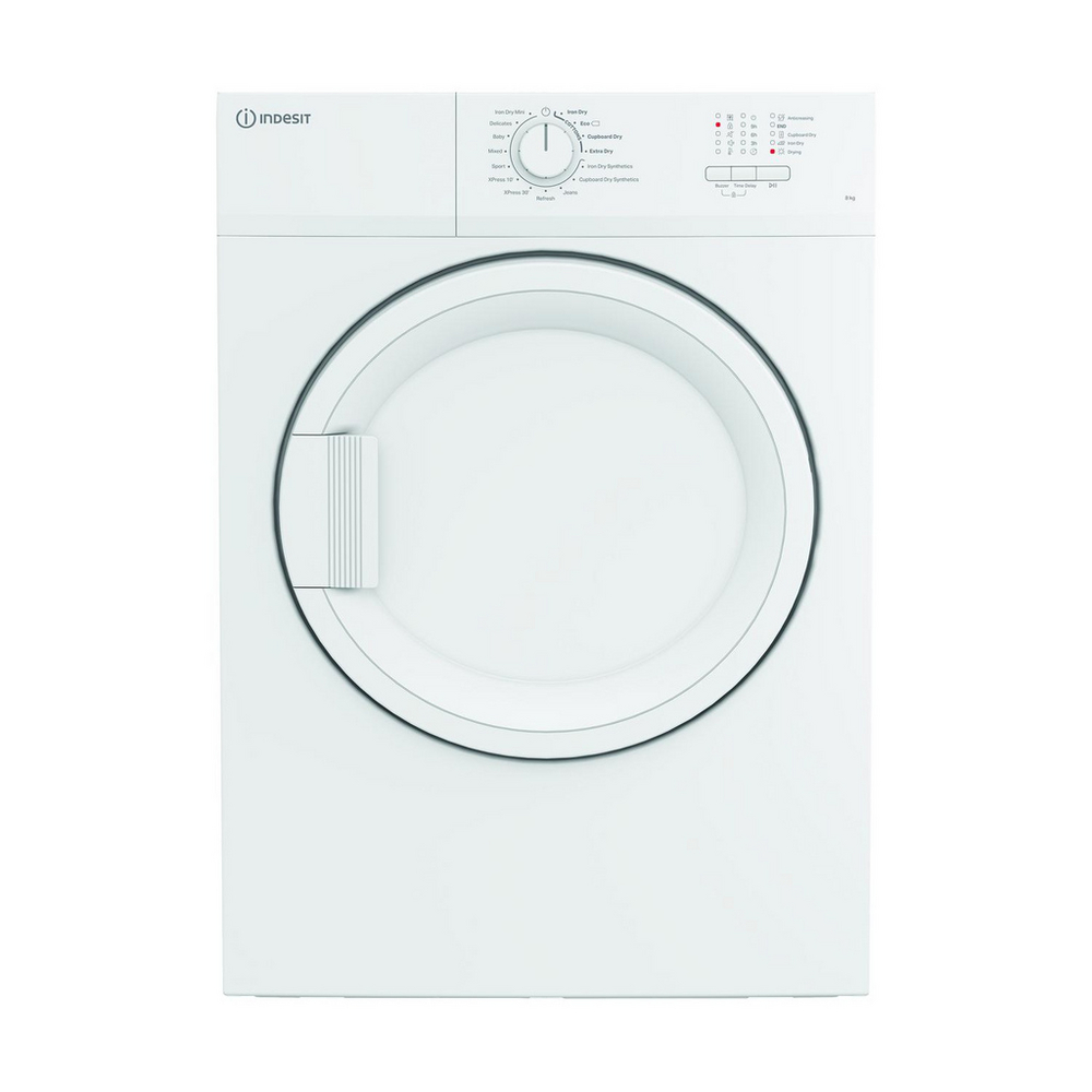 Indesit CYDA81WWGLUK Freestanding 8kg Vented Timer Dry White - Tumble Dryer – image 7 of 7