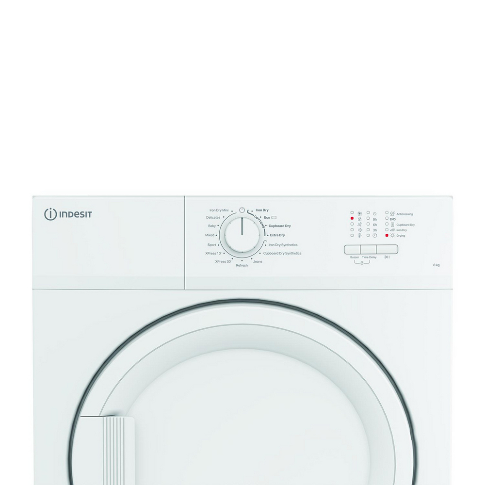 Indesit CYDA81WWGLUK Freestanding 8kg Vented Timer Dry White - Tumble Dryer – image 4 of 7
