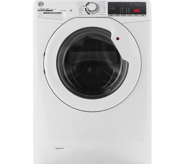 HOOVER H-Wash 300 H3D 485TE NFC 8 kg Washer Dryer - White