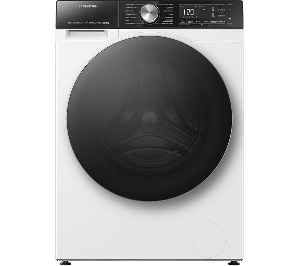 HISENSE 5S Series Auto Dosing WD5S1245BW WiFi-enabled 12 kg Washer Dryer - White