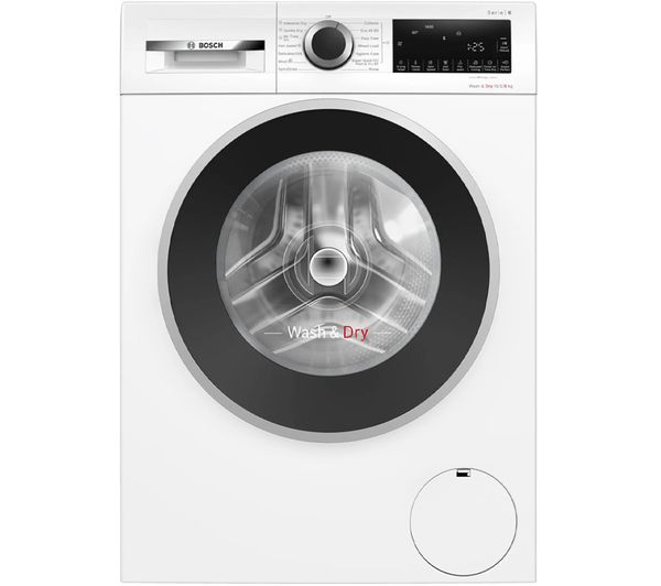 BOSCH Series 6 WNG25401GB AntiStain 10.5 kg Washer Dryer - White