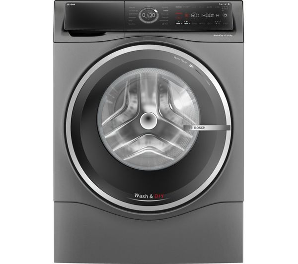 BOSCH Series 8 i-DOS WNC254ARGB 10.5 kg Washer Dryer - Graphite