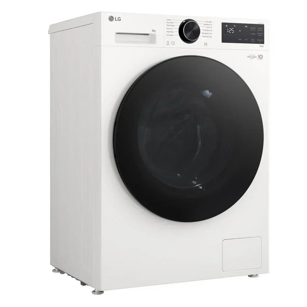 LG F2X50S9TWB VX50 Series 9kg 1200 Spin WiFi Enabled Front Load Washing Machine White - A Rated – image 7 of 10