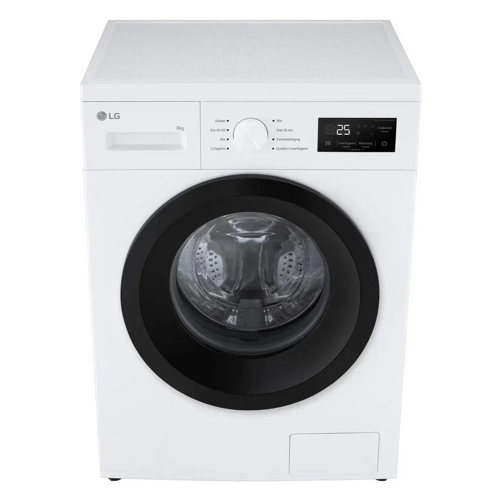 LG F4A10S8NWK 8kg 1400 Spin Front Load Washing Machine White - A Rated – image 4 of 11