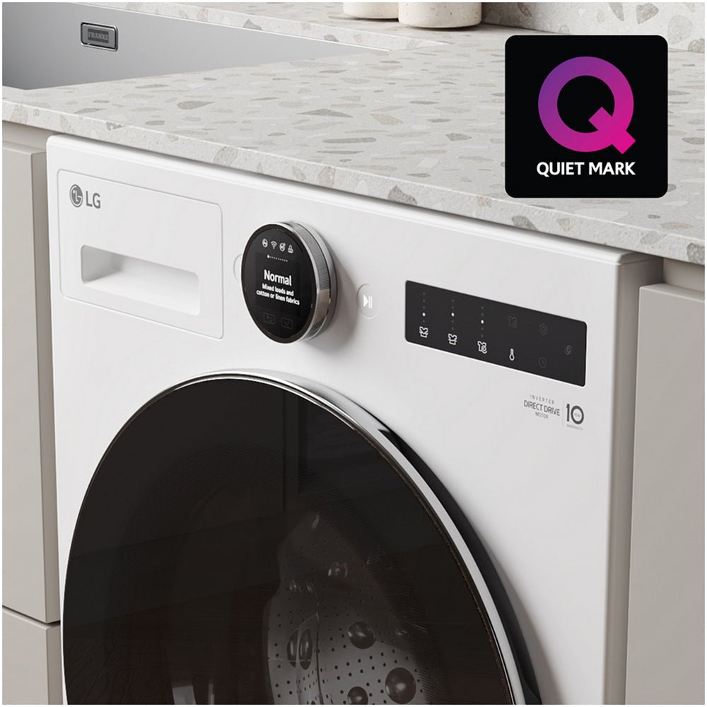 LG F4X7009TWB 9kg 1400 Spin AI Direct Drive Freestanding Washing Machine White – image 5 of 16