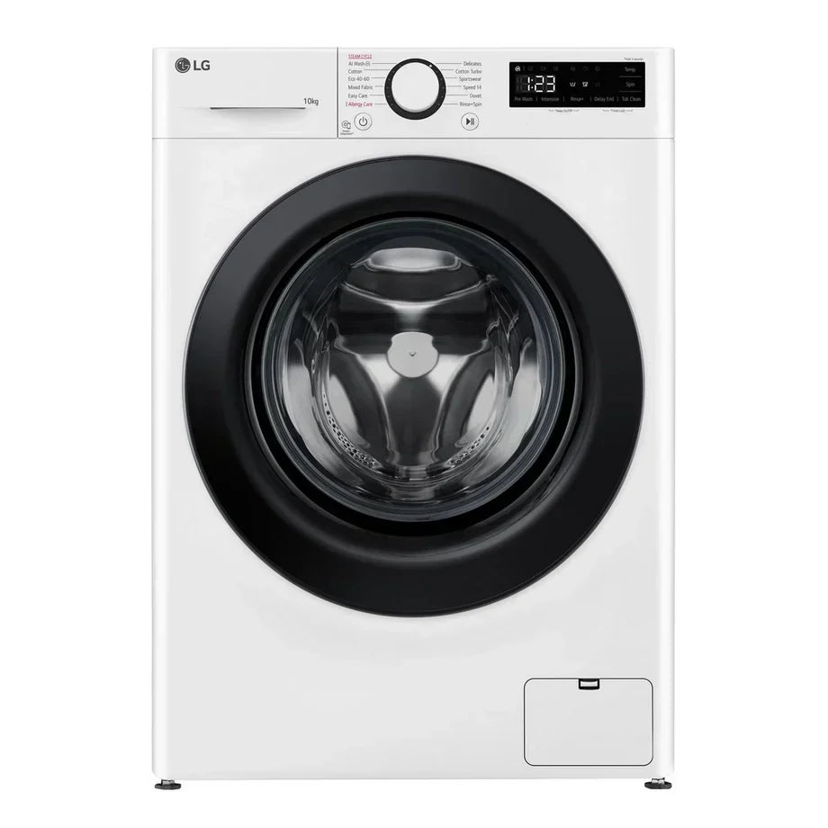 LG F4Y510WBLN1 Washing Machine Front Load 10 kg 1400 Spin White