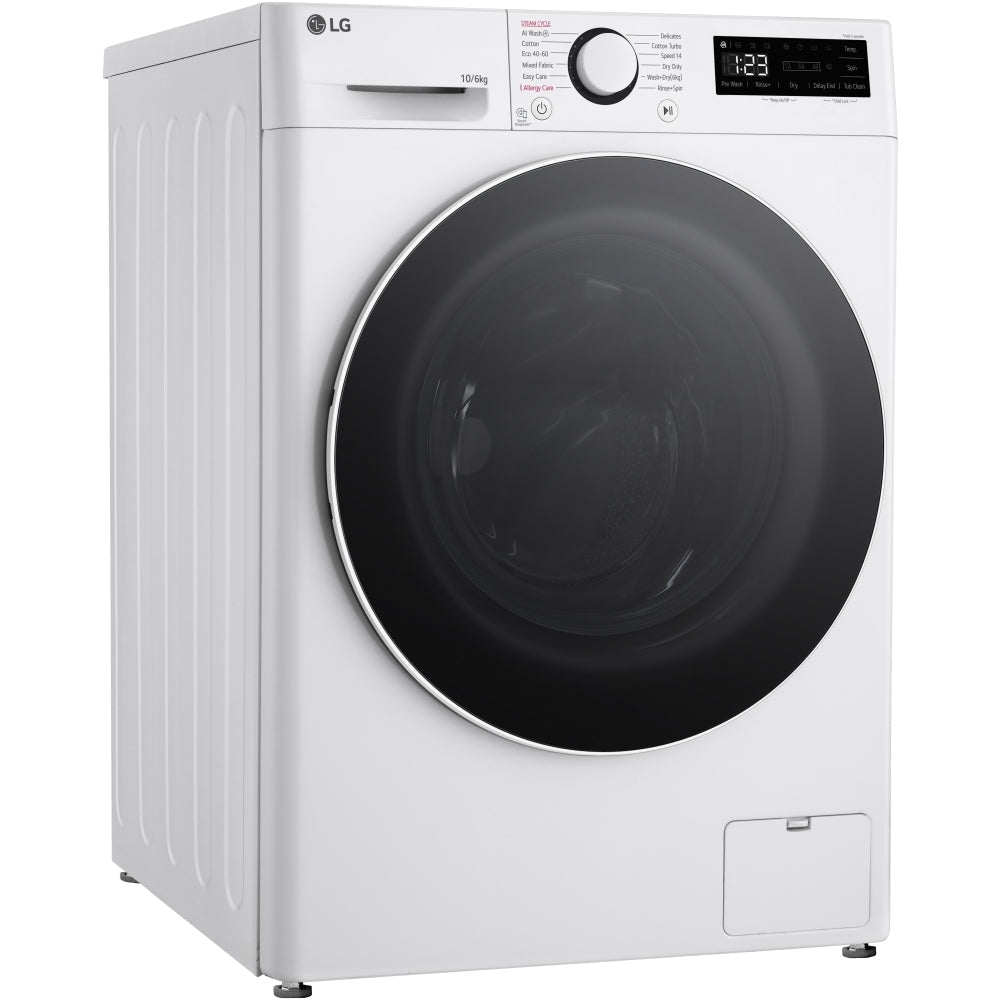 LG FWY606WWLN1 10+6kg 1400 Spin Washer Dryer White – image 9 of 17