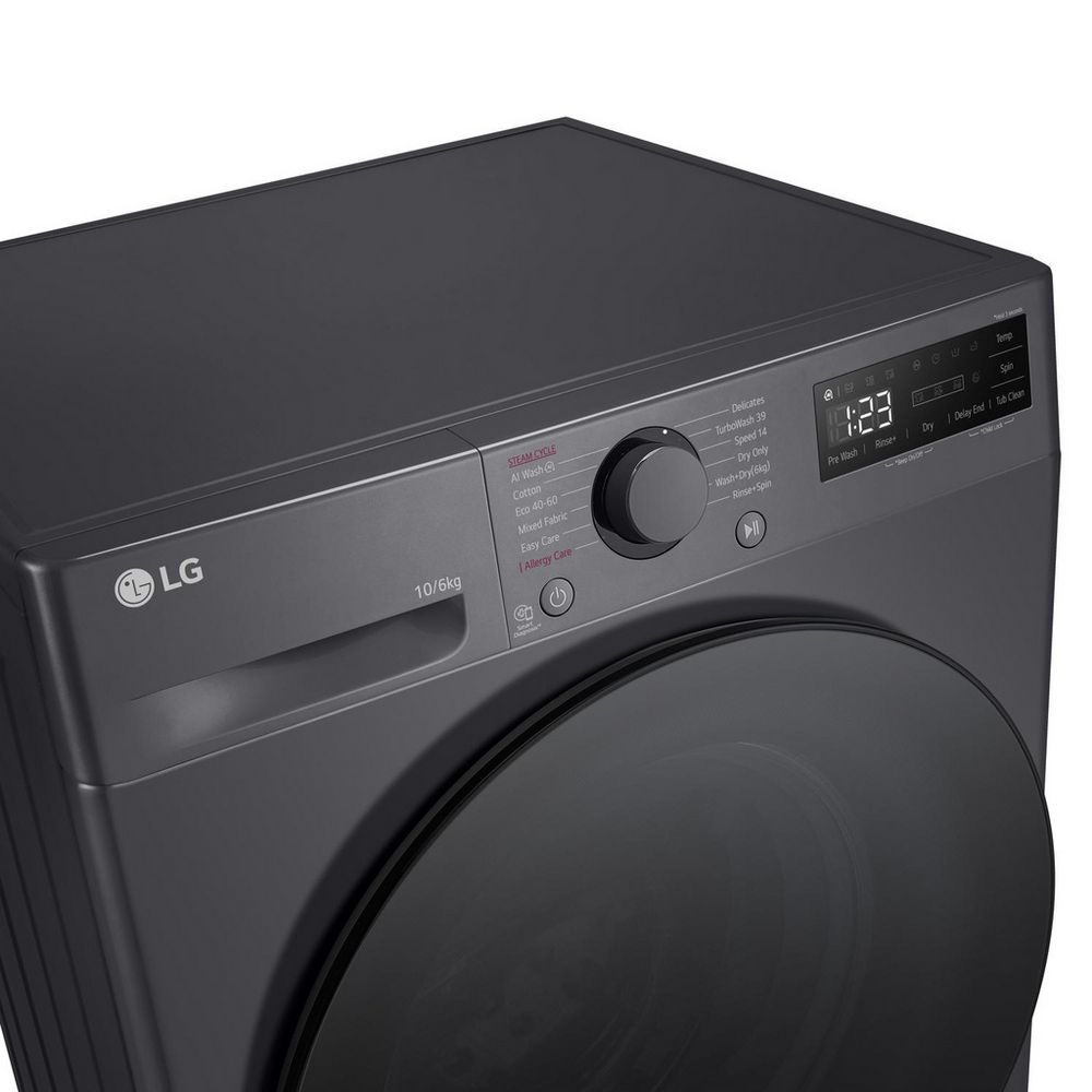 LG FWY706GBTN1 10+6 kg 1400 Spin Freestanding Washer Dryer Slate Grey – image 10 of 15