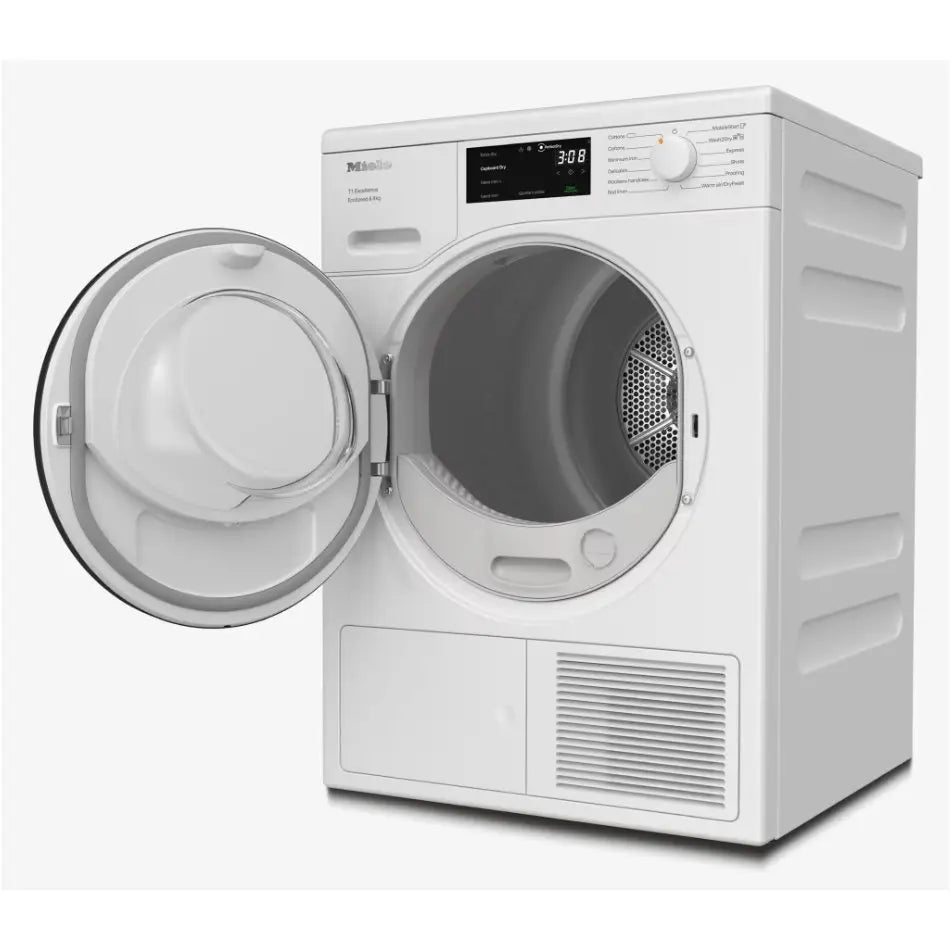 Miele TEC645WP EcoSpeed 8kg Freestanding Heat Pump Tumble Dryer Lotus White – image 2 of 5