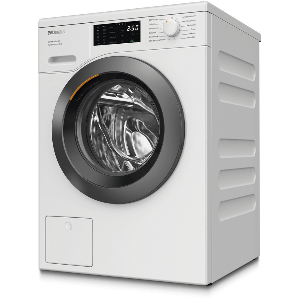 Miele WEB365 WCS PowerWash 8kg 1400 Spin Freestanding Washing Machine Lotus White – image 2 of 8