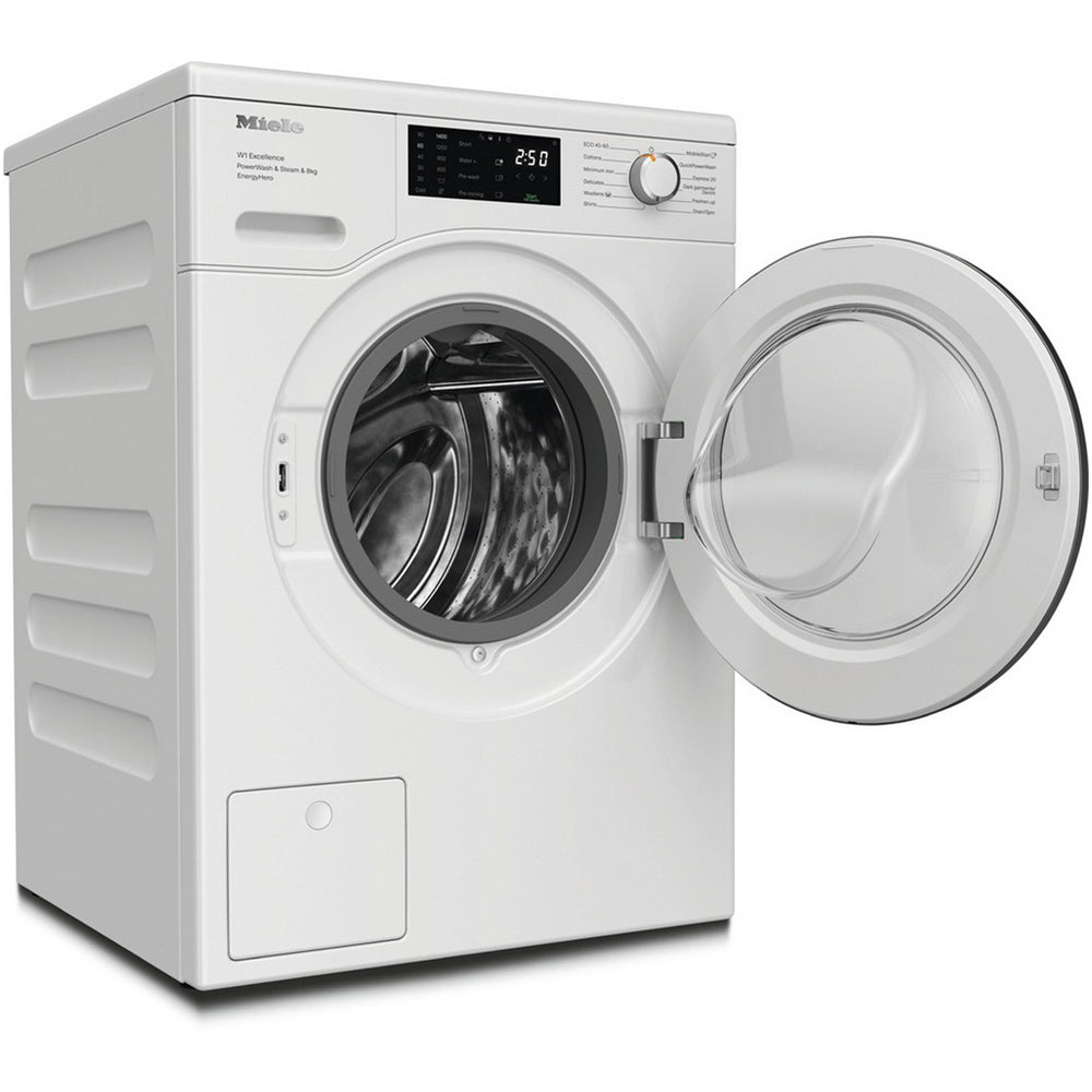 Miele WEE385 WCS 8kg 1400 Spin Power Wash & Steam Washing Machine Lotus White – image 3 of 8