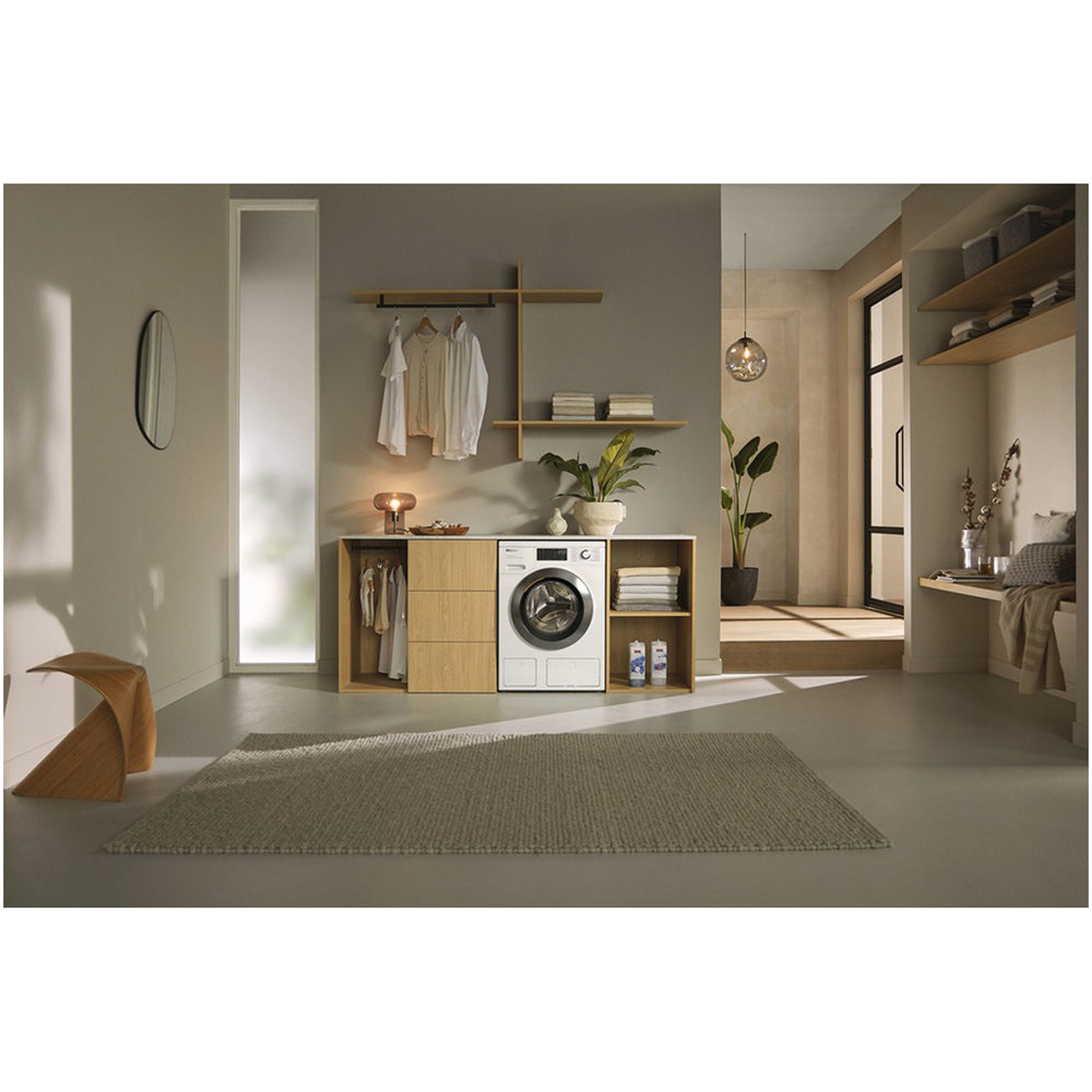 Miele WEG885 WCS 9kg 1400 Spin PowerWash & SteamCare Washing Machine Lotus White – image 8 of 8