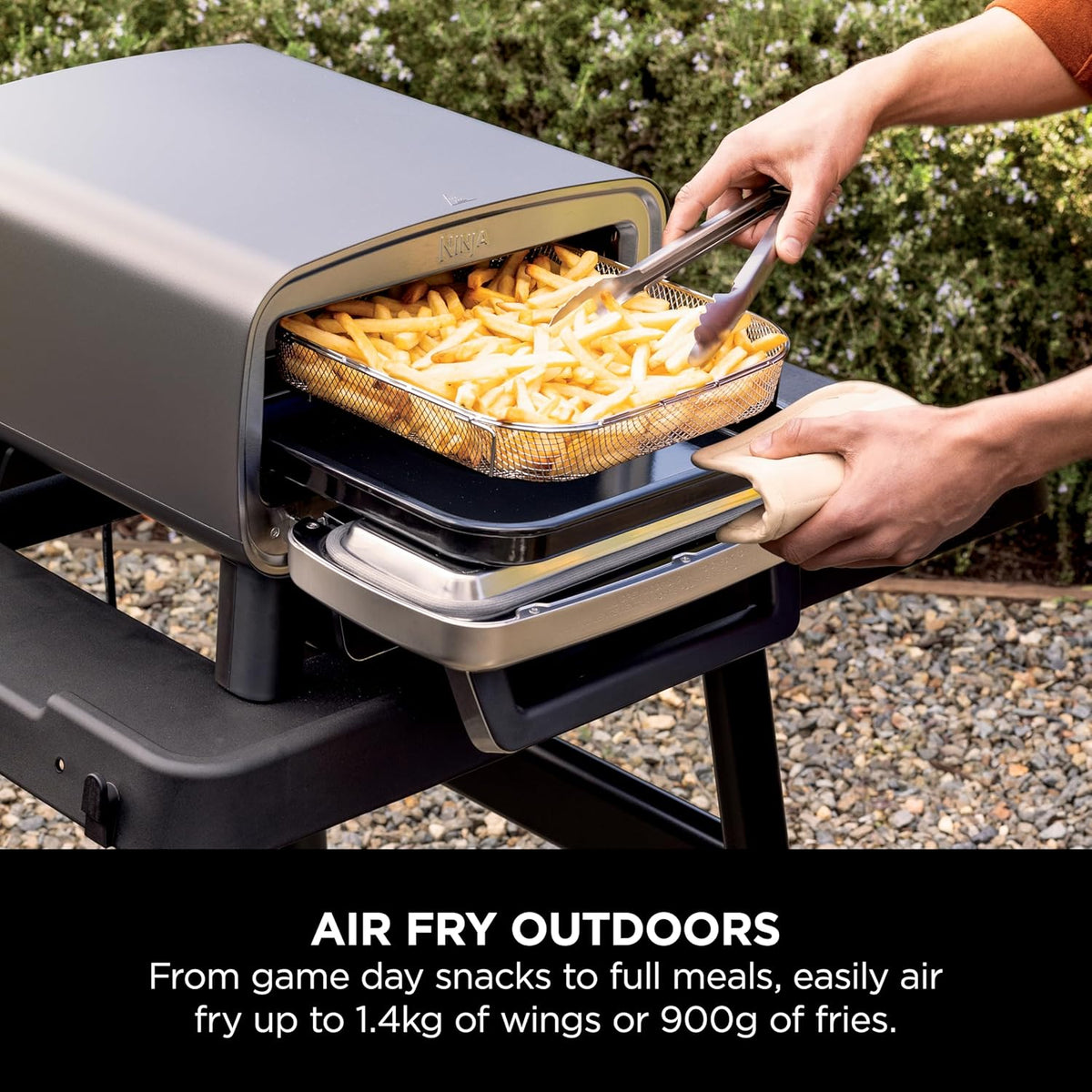 Ninja Artisan MO201UK Electric Outdoor Pizza Oven and Air Fryer - Grey – image 7 of 11