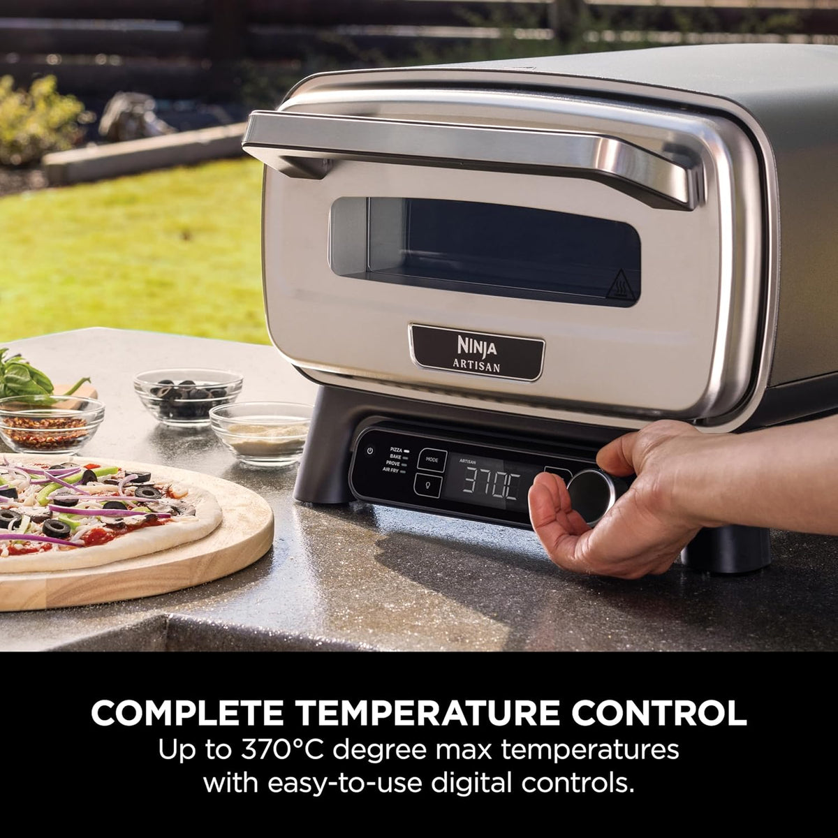 Ninja Artisan MO201UK Electric Outdoor Pizza Oven and Air Fryer - Grey – image 3 of 11