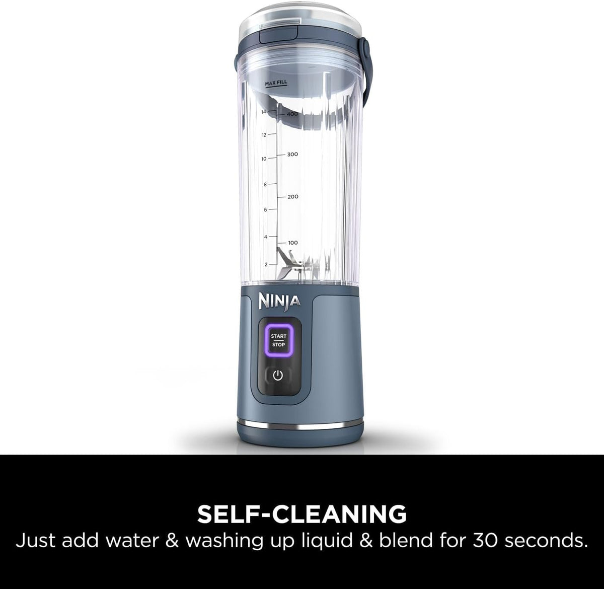 Ninja Blast Cordless Portable Blender Denim Blue BC151UKNV – image 9 of 15