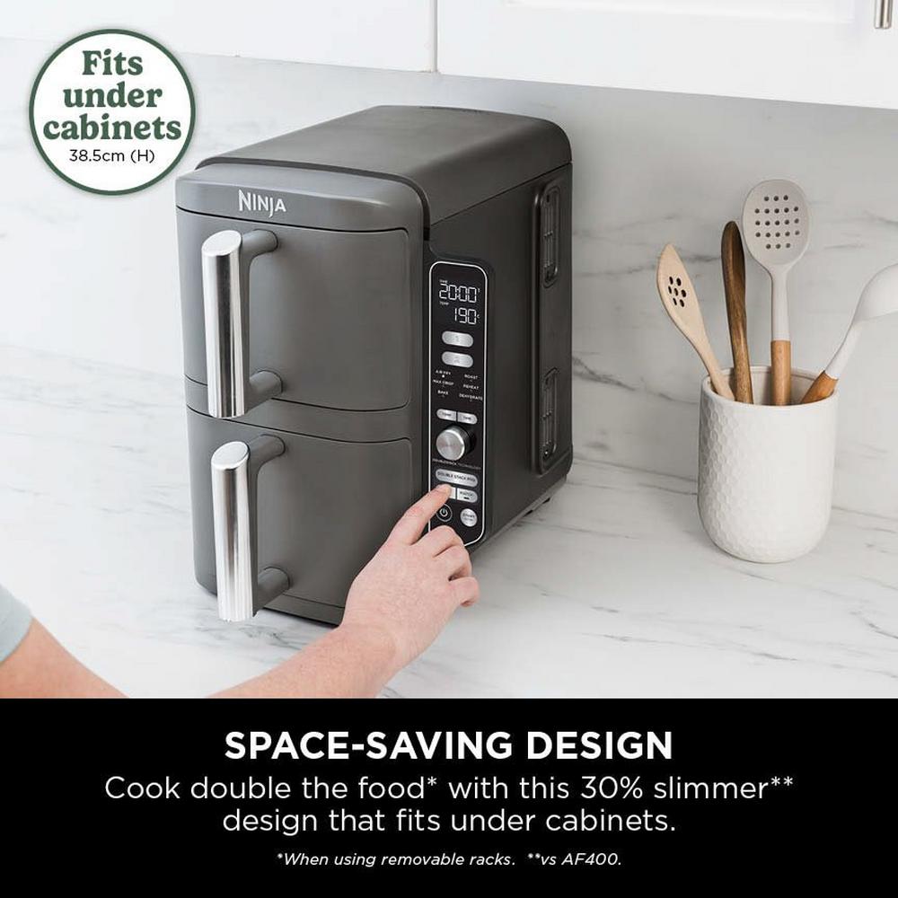 Ninja Double Stack XL 2-Drawer 9.5L Air Fryer Grey SL400UK – image 3 of 15