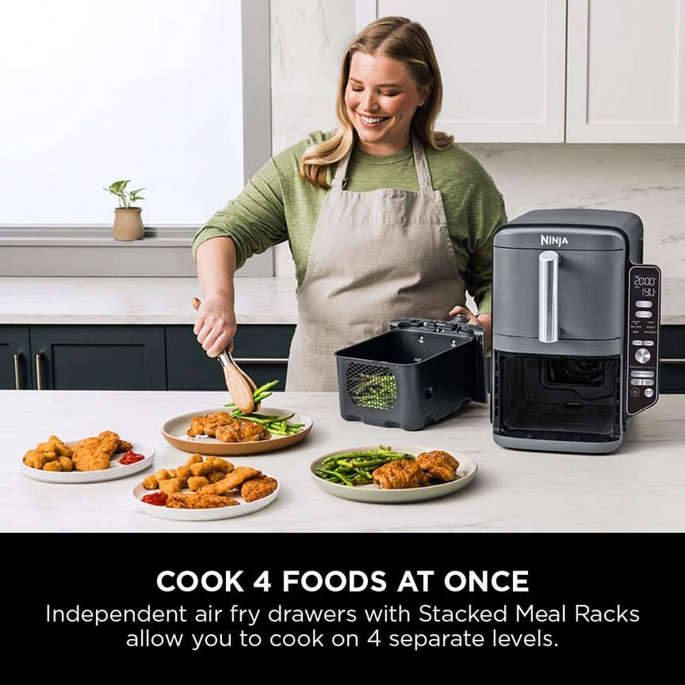 Ninja Double Stack XL 2-Drawer 9.5L Air Fryer Grey SL400UK – image 6 of 15