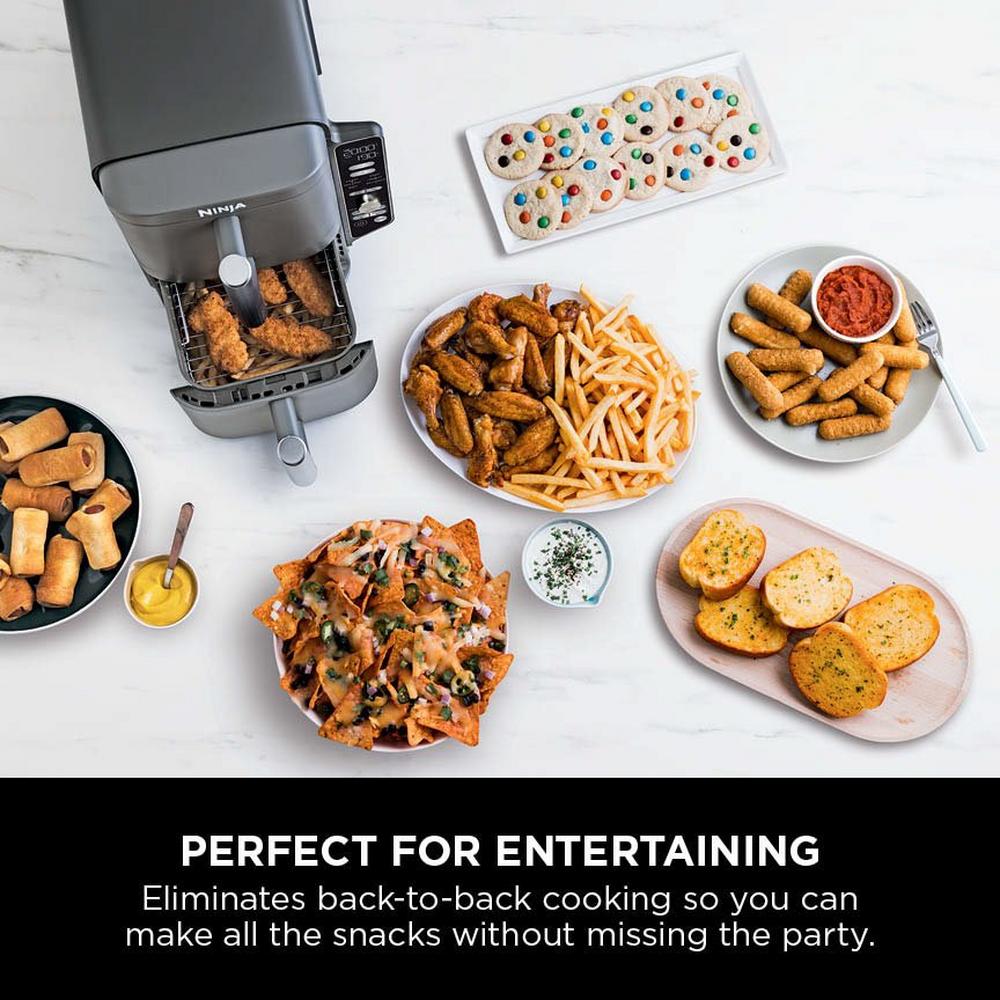 Ninja Double Stack XL 2-Drawer 9.5L Air Fryer Grey SL400UK – image 13 of 15