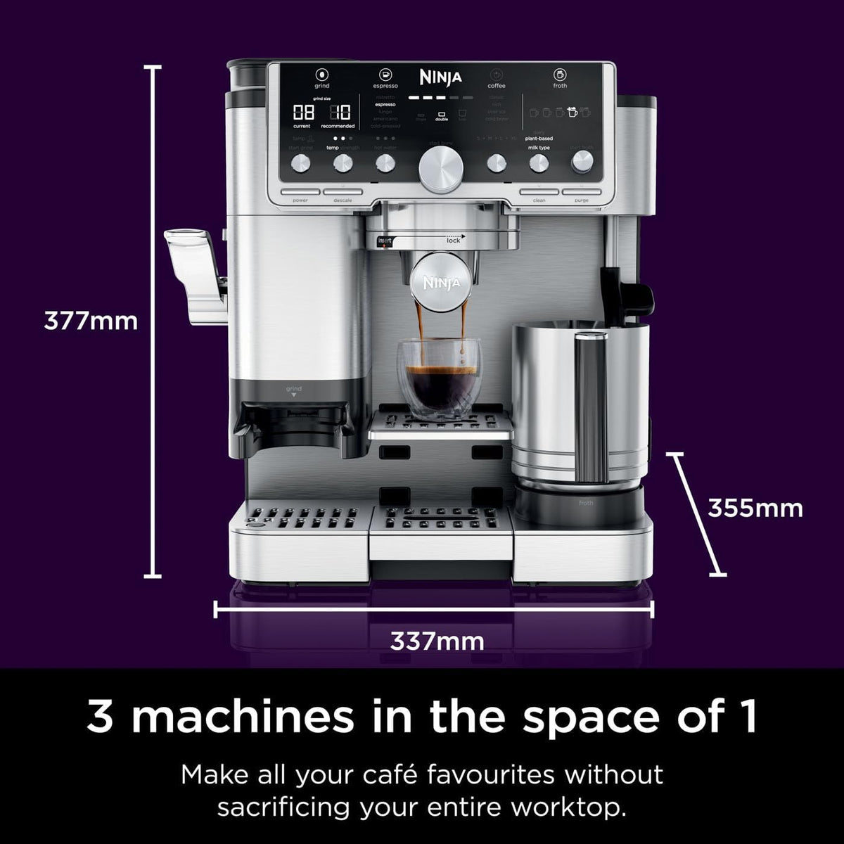 Ninja ES701UK Luxe Cafe Pro Series Espresso Coffee Machine – image 4 of 14