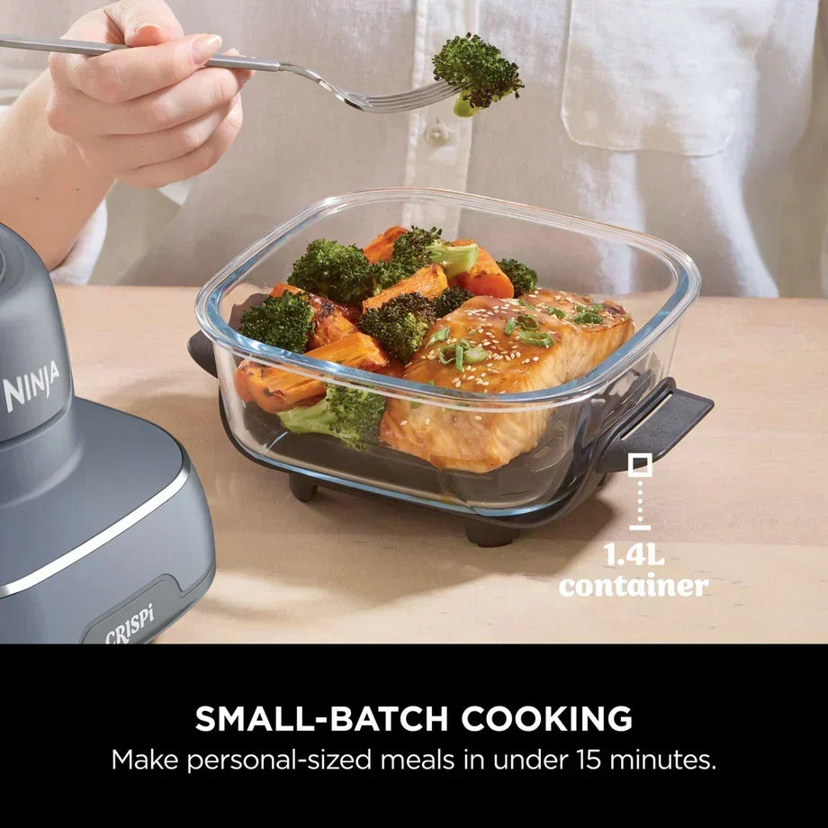 Ninja FN101UKGY CRISPi 4 in 1 Portable Glass Air Fryer Cyber Space – image 10 of 16