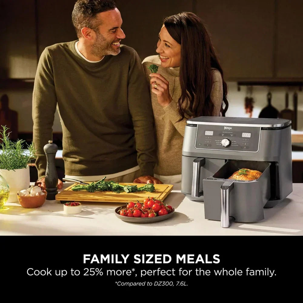 Ninja MAX 6 in 1 Dual Zone Air Fryer DZ400UK 9.5L - Gunmetal Grey – image 7 of 11