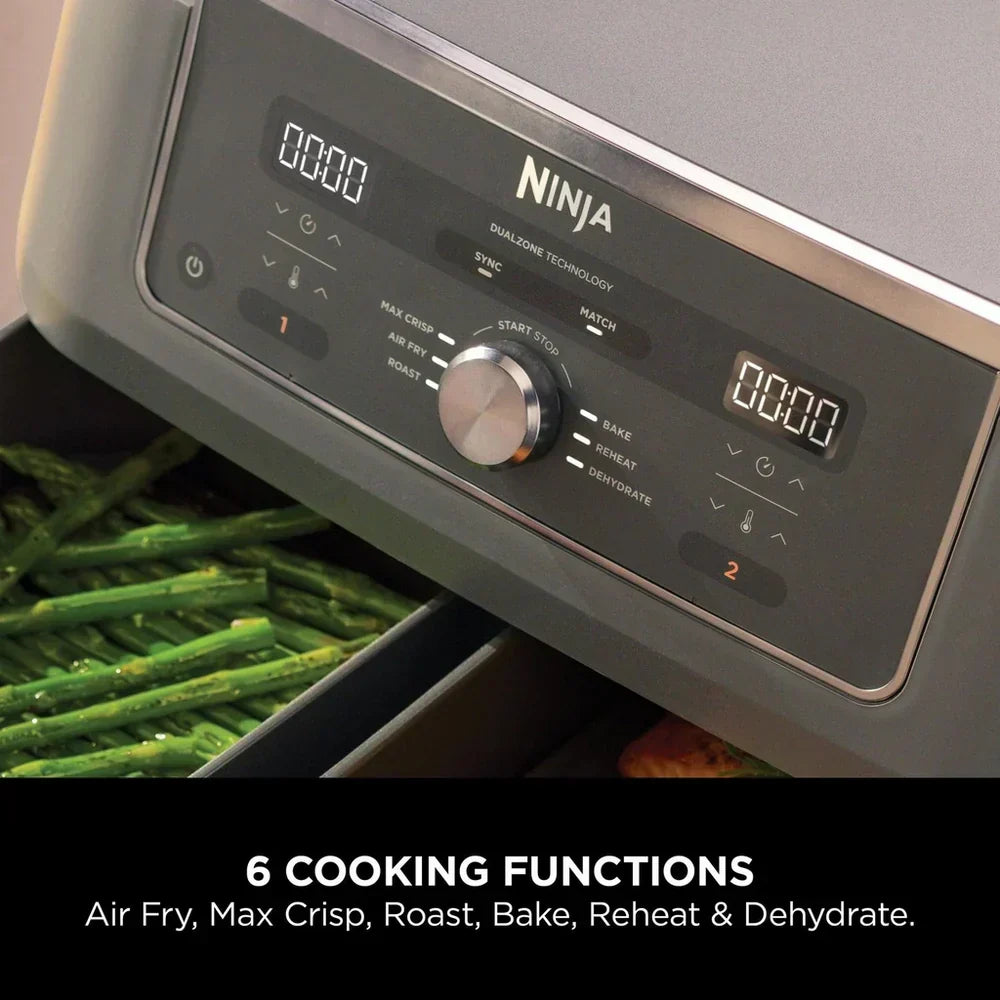 Ninja MAX 6 in 1 Dual Zone Air Fryer DZ400UK 9.5L - Gunmetal Grey – image 5 of 11