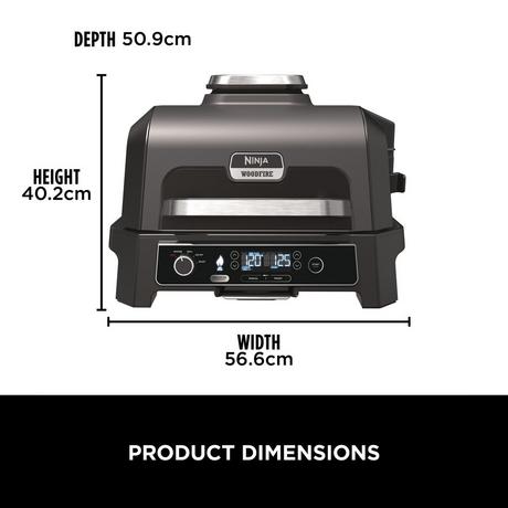 Ninja OG850UK Woodfire Pro XL Electric BBQ Grill & Smoker – image 13 of 13