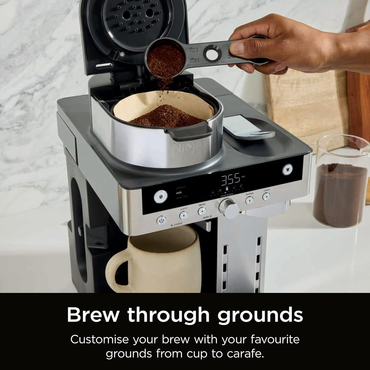 Ninja Prestige Dualbrew System CFN802UK Pod and Filter Coffee Machine - Black – image 6 of 9