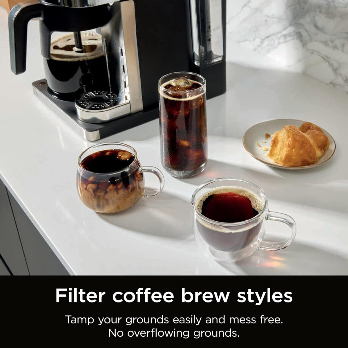 Ninja Prestige Dualbrew System CFN802UK Pod and Filter Coffee Machine - Black – image 5 of 9