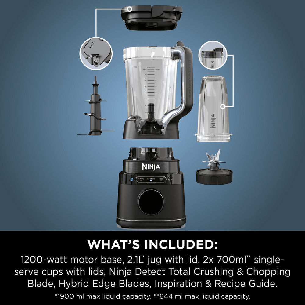 Ninja TB301UK Detect Power Blender Pro and Single Serve Black – image 12 of 16