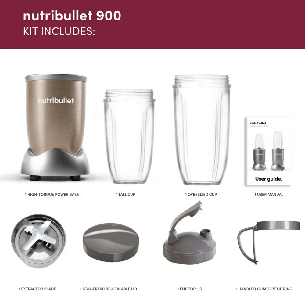 Nutribullet 900 Series Blender NBLP9 - Champagne – image 3 of 8