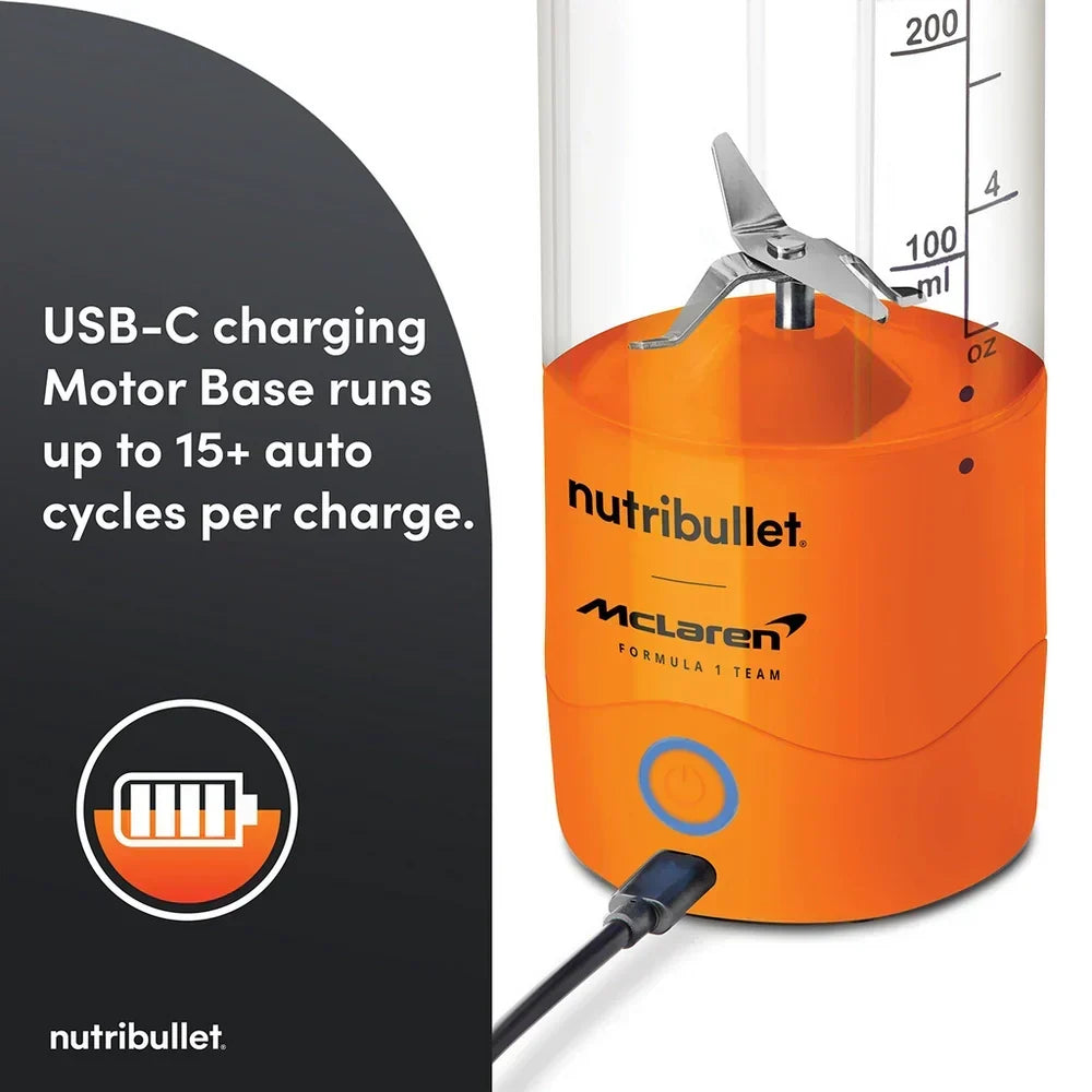 Nutribullet McLaren F1 Team Edition Portable Blender 2778 – Papaya – image 4 of 10