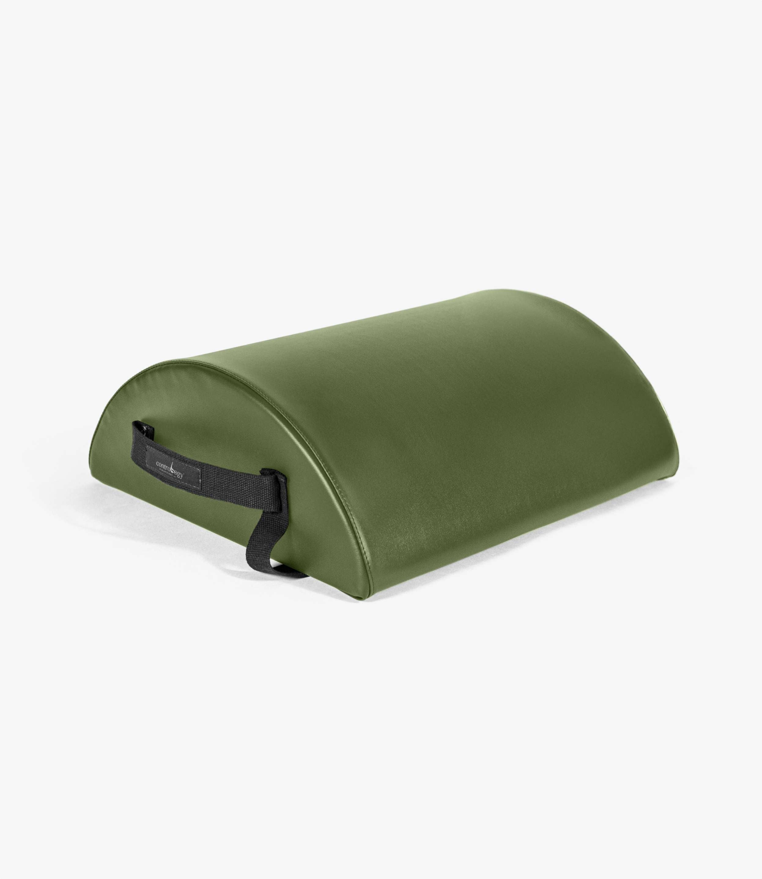 Reformora Pilates Small Barrel (Mini Arc Barrel) in Olive Green for home Pilates stretching and core training