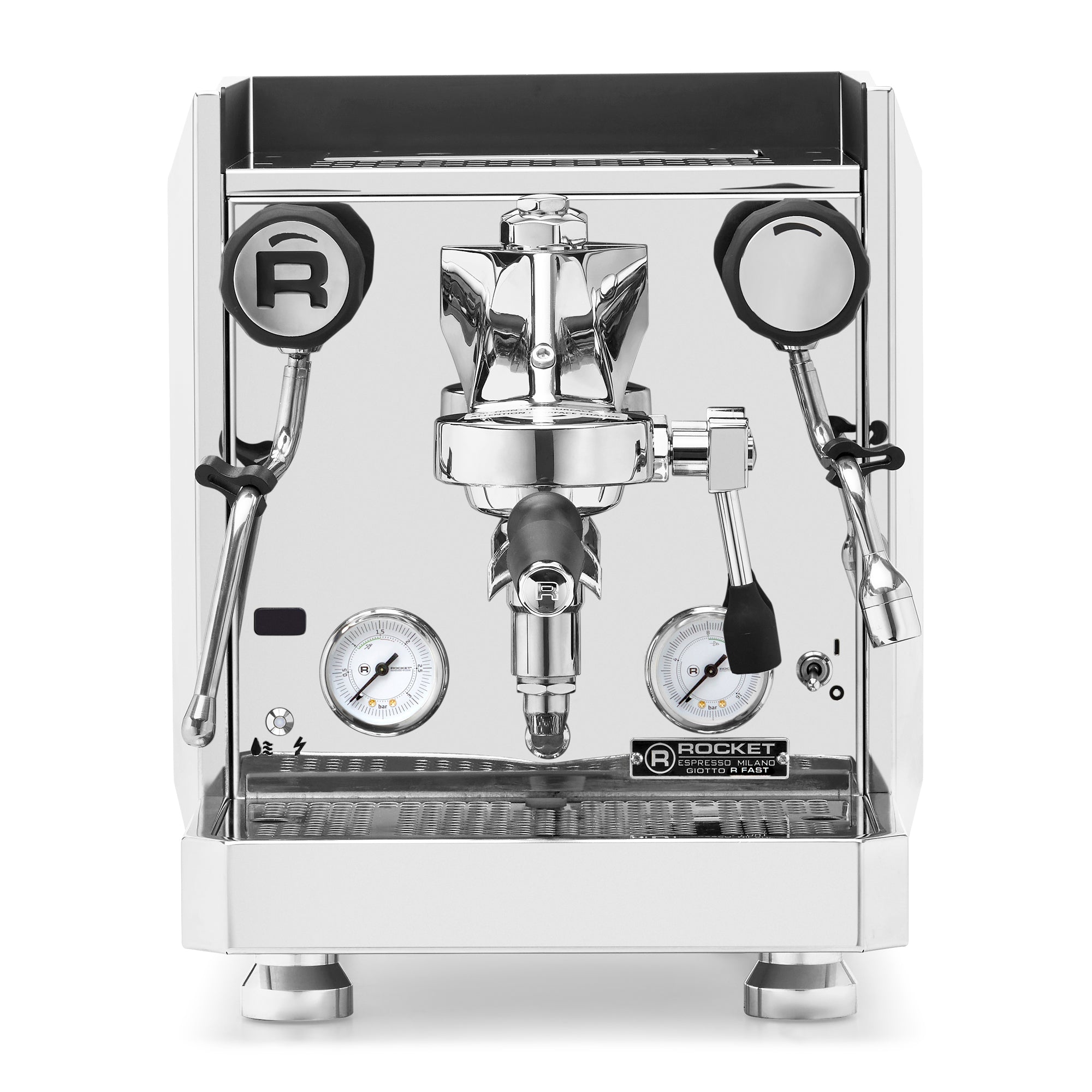 Rocket Espresso Giotto FAST R Espresso Machine – Stainless Steel / No Accents / No Flow Control